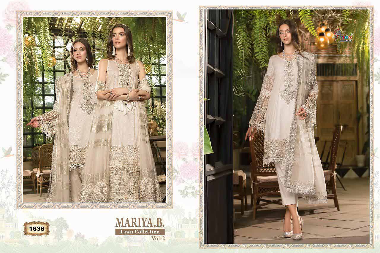Shree Fabs Maria B Lawn Vol 2 Embroidery Pakistani Suits Shree Fabs Maria B Lawn Vol 2 Embroidery Pakistani Suits